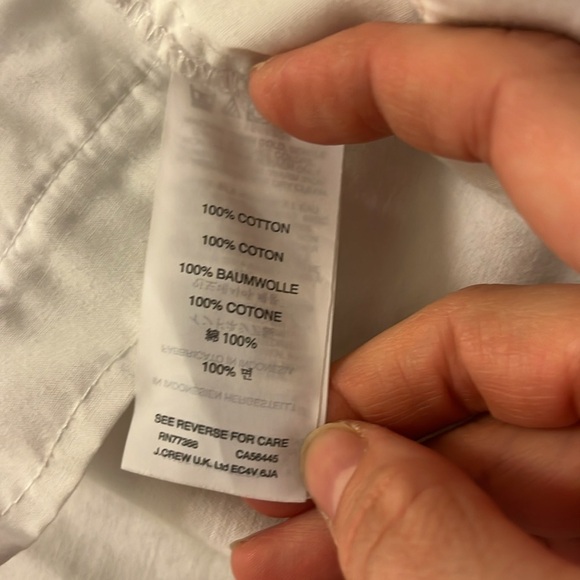 JCrew 100% cotton chino white womans shorts size 8 - Picture 5 of 7